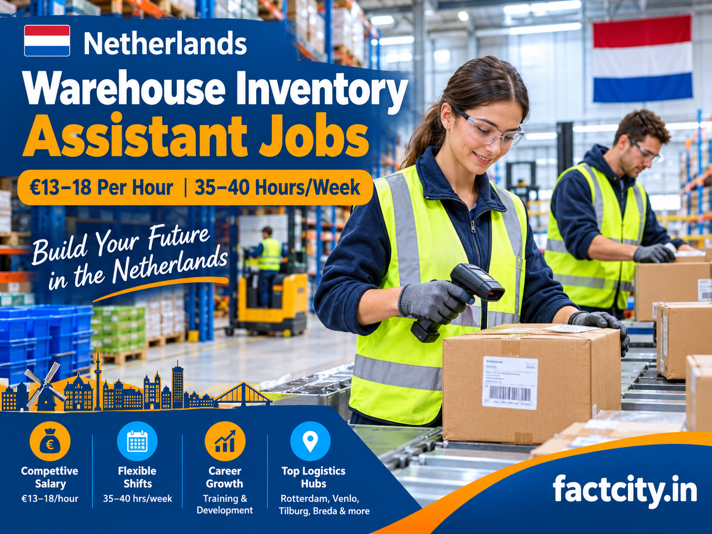 Warehouse Inventory Assistant Jobs in the Netherlands