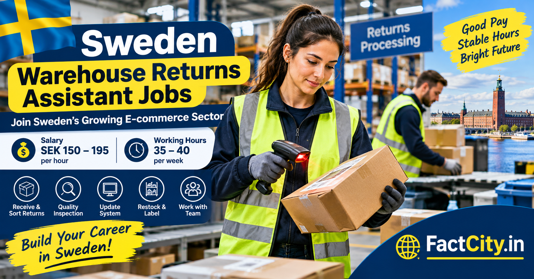 Warehouse Returns Assistant Jobs in Sweden
