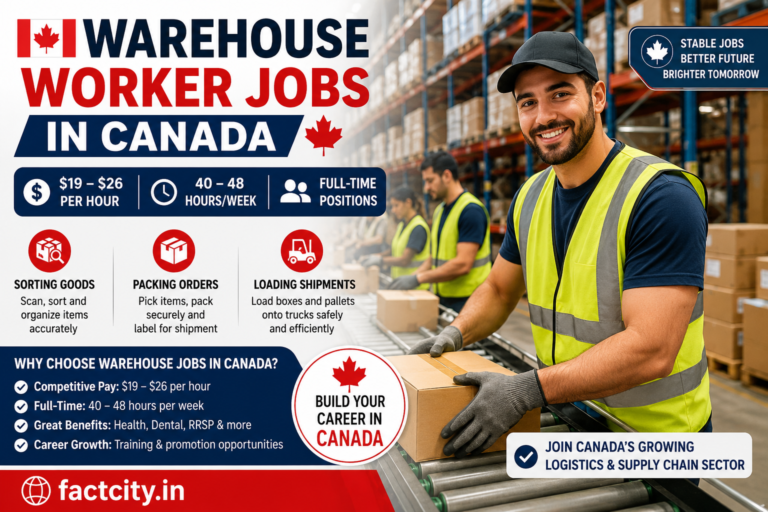 Warehouse Worker Jobs in Canada