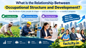 What is the relationship between occupational structure and development