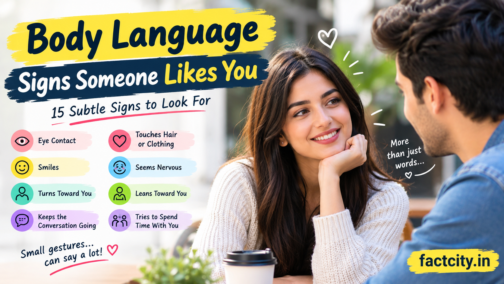 Body Language Signs Someone Likes You