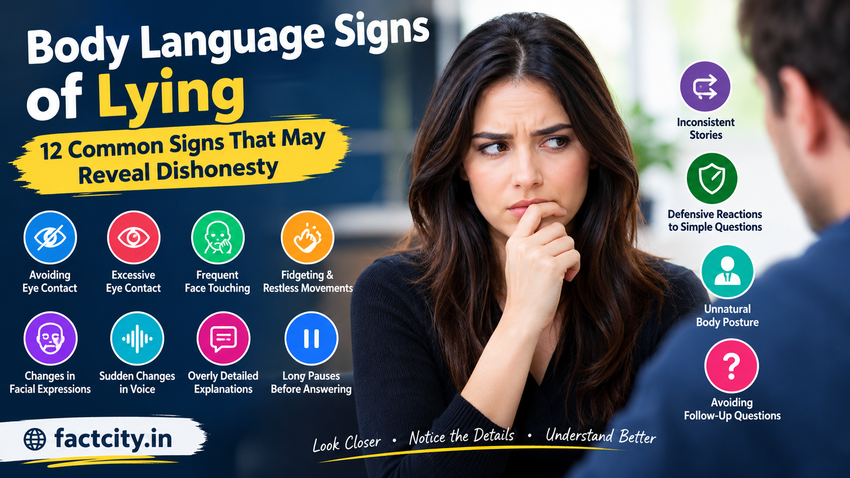 Body Language Signs of Lying