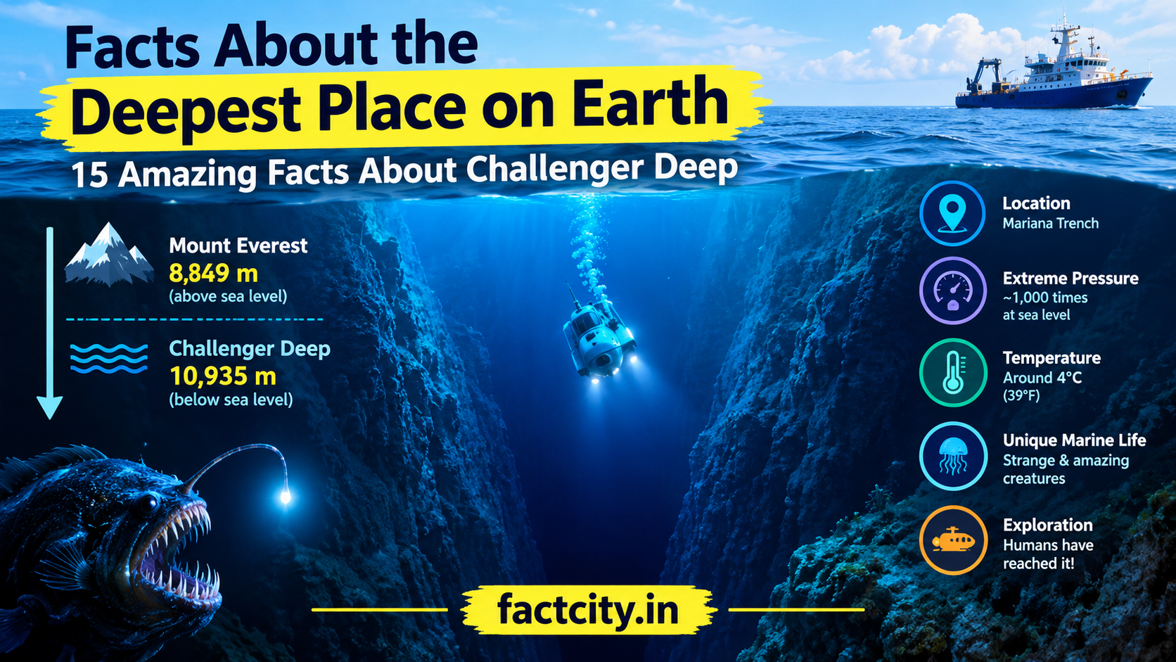 Facts About the Deepest Place on Earth
