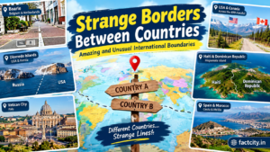 Strange Borders Between Countries
