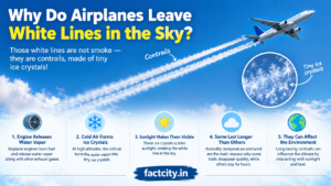 Why Do Airplanes Leave White Lines in the Sky
