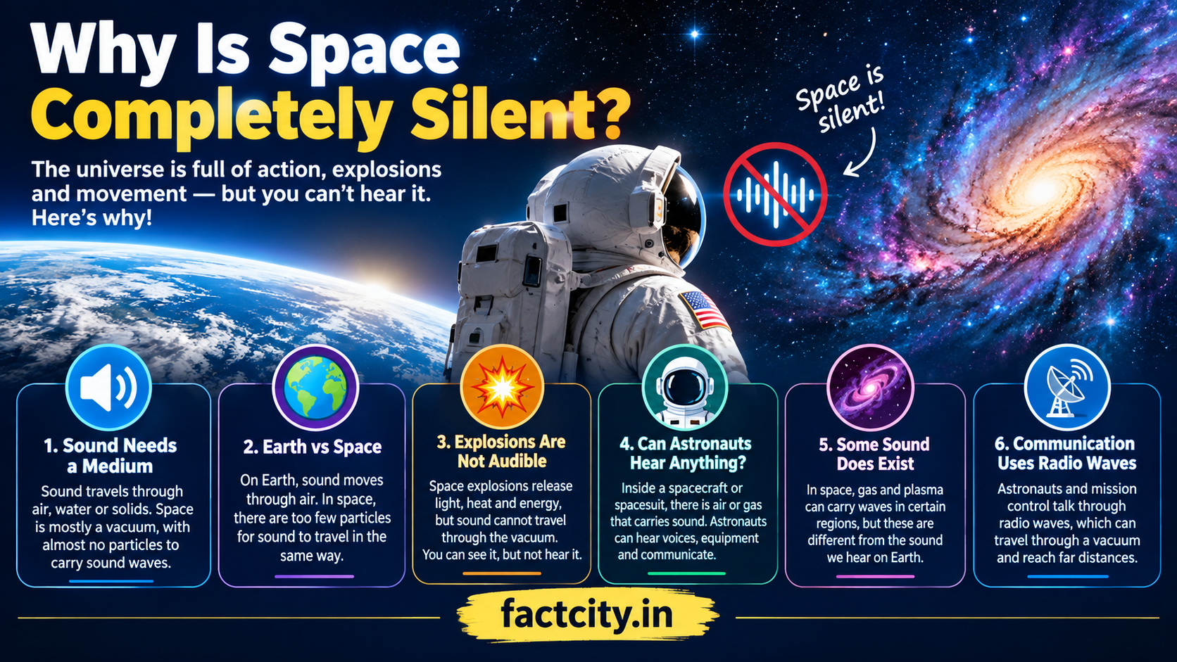 Why Is Space Completely Silent